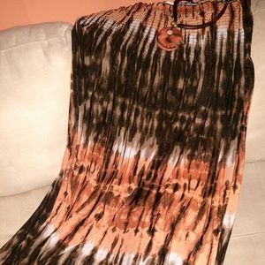 Strapless maxi dress